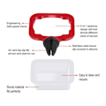 Pikkukuva 2 / 5: Car Sauce Holder Air Vent Sauce Holder Removable Dipping Sauces Container Black Black