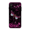 Pikkukuva 1 / 6: NXE Insect Pattern Rhinestone Decor TPU Cover for iPhone X - Rose Bee