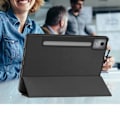 Miniatyrbild 4 av 10: För Lenovo Idea Tab Pro Fodral Tri-Fold Stativ Skal med pennhållare - Svart Svart