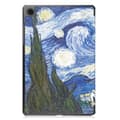 Miniatyrbilde 6 av 7: Tri-fold Stativveske for Samsung Galaxy Tab A9+ 11\" - Maleri Multicolor
