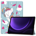 Miniatyrbillede 1 af 8: Trifoldet stativ Smart Taske til Samsung Galaxy Tab S9 FE Multicolor