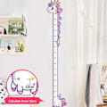 Miniatyrbild 2 av 5: Mäta Växande Längd Väggdekal Tillväxt Diagram Väggdekal - Rainbow Horse multifärg