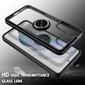 Miniatyrbillede 3 af 8: Samsung Galaxy S22 5G Finger Ring Kickstand Hybrid Case - Red Red