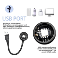 Miniatyrbild 2 av 8: USB Lampa bil sovrum tak Projektor Solnedgång - 7 färger multifärg