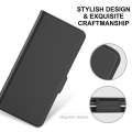 Miniatyrbillede 7 af 10: Xiaomi Redmi 9T PU læder automatisk absorberet telefonhus - sort Black