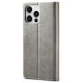 Miniatyrbillede 3 af 6: LC.IMEEKE Pung Taske til iPhone 15 Pro Max - Grå Grey