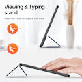 Miniatyrbild 8 av 10: DUX DUCIS Domo iPad Air 13 (2024) fodral Tri-Fold - Blå Blå