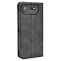 Miniatyrbillede 2 af 6: Wallet Stand Flip-telefonetui til Asus ROG Phone 6 5G/6 Pro 5G - Sort Black