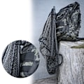 Miniatyrbild 9 av 9: Håv Fiske Hopfällbart triangulärt fiskenät i nylon Svart