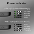 Miniatyrbillede 6 af 8: 15W trådløs oplader 10000mAh Power Bank PD 20W QC 22.5W bærbar White