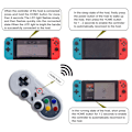 Miniatyrbild 4 av 9: Kompatibel med Nintendo Switch Pro Wireless Gamepad Handkontroll grå