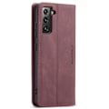Miniatyrbillede 2 af 8: CASEME Retro Wallet Case for Samsung Galaxy S22 - Red Red