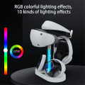 Miniatyrbilde 11 av 11: Lader for PS5 VR-headset, ladestativ med skjerm, dobbel kontrollerstasjon Grey
