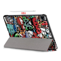 Miniatyrbillede 7 af 8: Trifoldet etui til iPad Pro 11 (2020)/(2018) - Graffiti Black