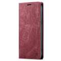 Pikkukuva 4 / 9: AUTSPACE A01 Retro Wallet Case for iPhone 13 Pro - Red Red