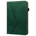 Miniatyrbillede 2 af 11: Til iPad 10.2 (2021)/(2020)/(2019) Almindeligt PU-læder tabletcover Green