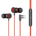 Pikkukuva 1 / 8: USB-C-kuulokkeet magneettisilla in-ear -pelikuulokkeilla - Punainen Red