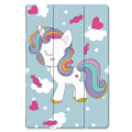 Miniatyrbillede 2 af 8: Trifoldet stativ Smart Taske til Samsung Galaxy Tab S9 FE Multicolor