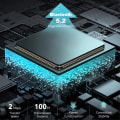Miniatyrbilde 9 av 11: 4K projektor WiFi 6 Bluetooth 5.2 Android 11 1+8G hjemmeprojektor White