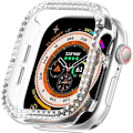 Pikkukuva 1 / 5: Kellosarjalle 10, 42 mm:n kotelon kansikehys Bling tekojalokivisisustus - Läpinäkyvä Transparent
