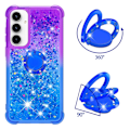 Miniatyrbild 5 av 6: YB Quicksand Series-8 för Samsung Galaxy A35 TPU-skal Glitter multifärg