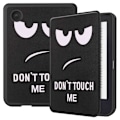 Miniatyrbild 1 av 9: Fodral till Kobo Clara 2E läsplatta - Don't Touch Me Svart