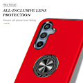 Miniatyrbilde 6 av 6: Samsung Galaxy S25 / S24 Hybrid Deksel Med Fingerring Red