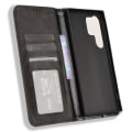 Pikkukuva 5 / 7: Lompakkoteline Käännettävä puhelinkotelo Samsung Galaxy S24 Ultra- musta Black