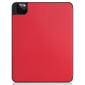 Pikkukuva 5 / 6: For iPad Pro 11 2021 Tri-fold Stand Tablet Case Cover - Red Red