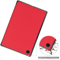 Miniatyrbillede 6 af 9: Trifoldet stativetui til Samsung Galaxy Tab A8 10.5" (2021) - Rød Red