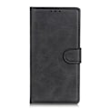Miniatyrbillede 1 af 9: PU magnetisk tegnebog læderetui til Motorola Edge 20 Black