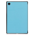 Miniatyrbillede 7 af 9: Trifoldet stativetui til Samsung Galaxy Tab A8 10.5" (2021) - Lyseblå Light blue