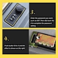 Pikkukuva 3 / 6: Vakuutuslaatikon simulointikirja Safe Mini Storage Turvalukko Black