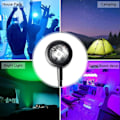 Pikkukuva 3 / 8: USB Skylight Projector Light Car Bedroom Ceiling Sunset Projector - 7 colors Multicolor
