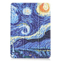 Miniatyrbilde 8 av 8: Etui for iPad Air 11 (2024) - Tri-fold Stativ Tablettdeksel - Maleri Multicolor