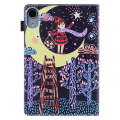 Miniatyrbillede 2 af 6: For iPad 10.9 (2022) Tablet Case Cover Foldable Stand - Moon Yellow