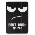 Pikkukuva 5 / 9: iPad 9.7 (2018)/9.7 (2017) Kolminkertainen jalustakotelo - Älä kosketa tyynyäni Black