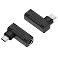 Miniatyrbillede 1 af 2: DC 7,9x0,9 hun til USB-C han 140W konverter adapter Black
