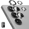 Pikkukuva 1 / 6: Samsung Galaxy S25 Ultra Kameran linssinsuoja ENKAY Metallirengaslinssikalvo Grey