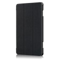 Miniatyrbillede 2 af 9: Trifoldet stativdæksel til Lenovo Tab P10 - Sort Black