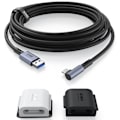 Miniatyrbilde 1 av 10: 5m ladekabel for Meta Quest 3 3S PICO 4, 5Gbps hodeset tdataoverføring Black