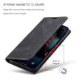 Pikkukuva 2 / 7: AUTSPACE A01 Retro lompakkokotelo iPhone 13 Pro - musta Black