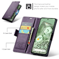 Pikkukuva 10 / 10: CASEME Retro Lompakkokotelo Pixel 8a Purple
