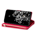 Miniatyrbild 7 av 7: För Samsung Galaxy S25+ Fodral Stjärnhimmel Graverad Plånboksskydd Rosa