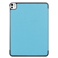 Miniatyrbillede 7 af 8: Til iPad Pro 11 (2024) Etui Tre-fold Stativ Tablet Cover - LysBlå Light blue