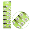 Miniatyrbillede 1 af 2: Alkalisk Knappcellbatteri SR45 / V394 / AG9 Storpack Silver