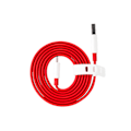 Miniatyrbilde 1 av 9: ONEPLUS 150cm DashCharge Type-C flatkabel 4A USB hurtigladekabel Red