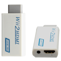 Miniatyrbilde 1 av 5: Wii til Hdmi-adapter, HDMI-adapter kompatibel med Nintendo Wii White