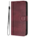Miniatyrbillede 5 af 10: Til Motorola Edge 60 5G / 60 Fusion 5G Etui Pung Stand Retrostruktur Red