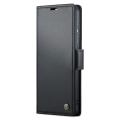 Pikkukuva 2 / 8: CASEME Retro Lompakkokotelo Samsung Galaxy S23 FE - Musta Black